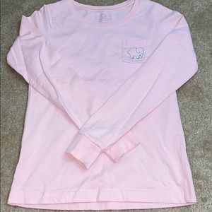 Pink Pocket Tee Ivory Ella